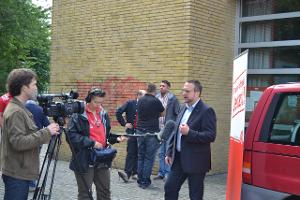 Radio Bremen ist vor Ort  (Foto © PB)